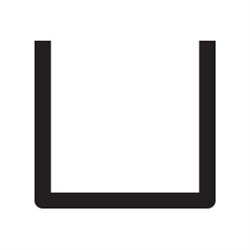 Summit  U CHANNEL  3000mm  POLISH