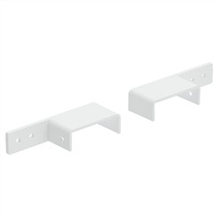 Visor  OFFSET BRACKET WHITE 2pk