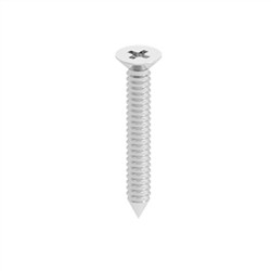 Visor8gx25mm CSK Screw MILL  50PK