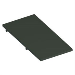 Batten  100x50mm  END CAP  GREY