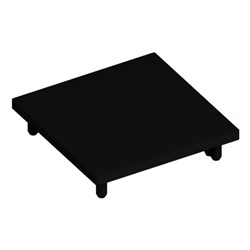 Batten  45x45mm  END CAP  BLACK