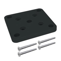 BASE PLATE SET 50mm post  BLACK