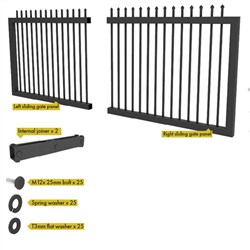 Zeus STEELSLIDING GATE KIT 4260Wx2090H